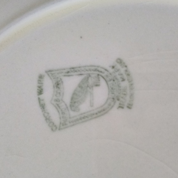 Coronet Ware Art Deco Single 9.5" Square Plate - Picture 3 of 8